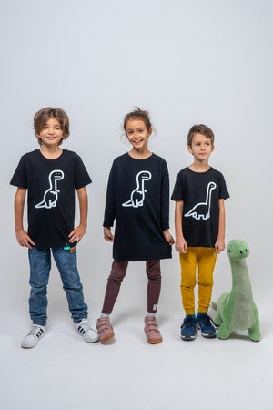 Detské Šaty T-REX Čierne